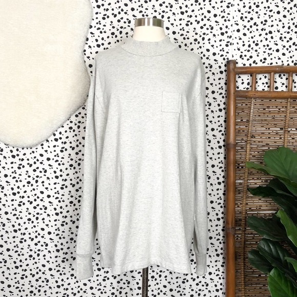 Aime Leon Dore Other - Aime Leon Dore | Grey Heather Small Pocket Dime Bag Tee Sweatshirt Sweater L